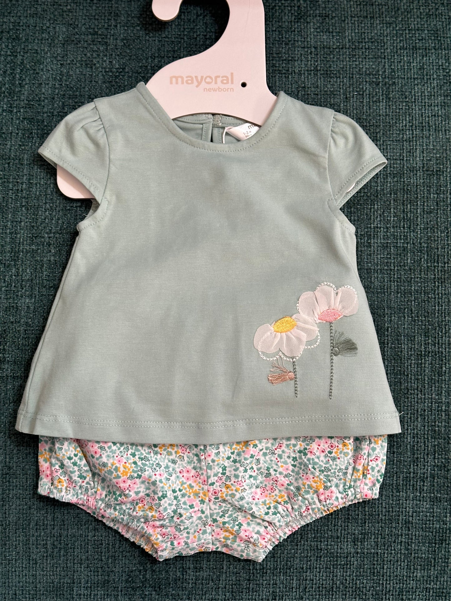 Jade Floral Knit set