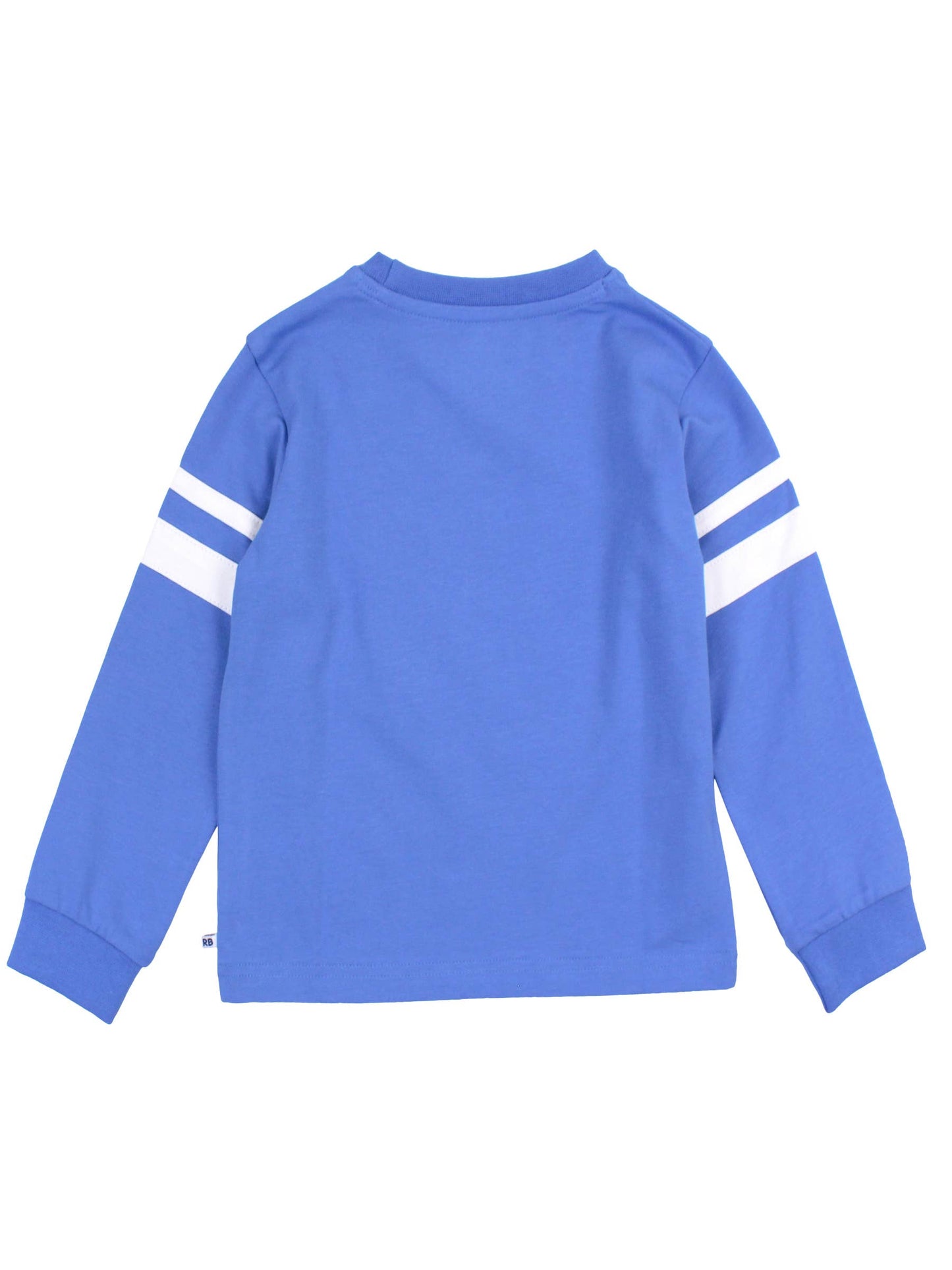 Boys Sonic Blue Racing Stripe Long Sleeve Shirt