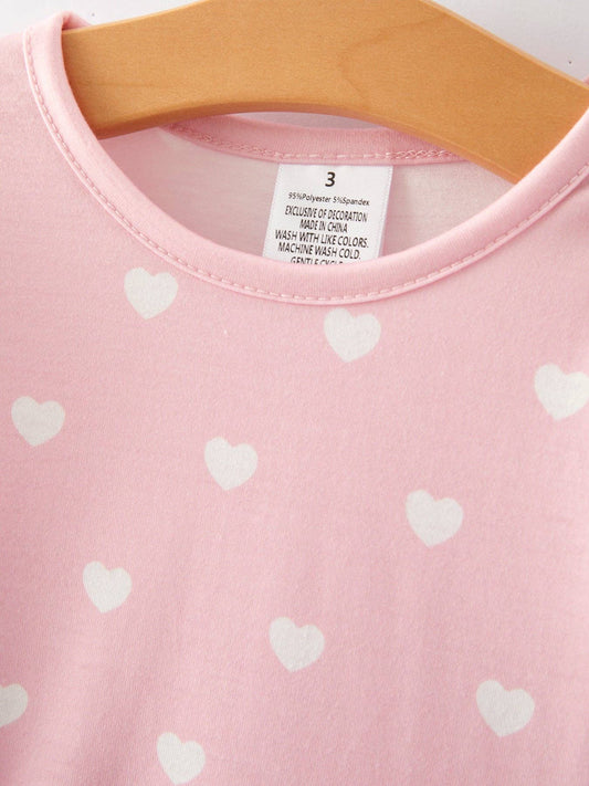 Western Print Lace Girls Dress