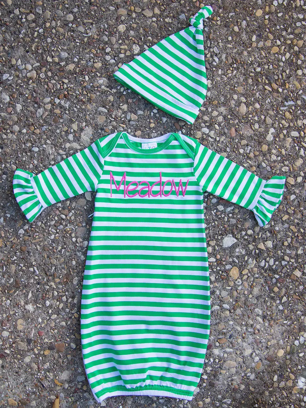 Infant Gown with Ruffle