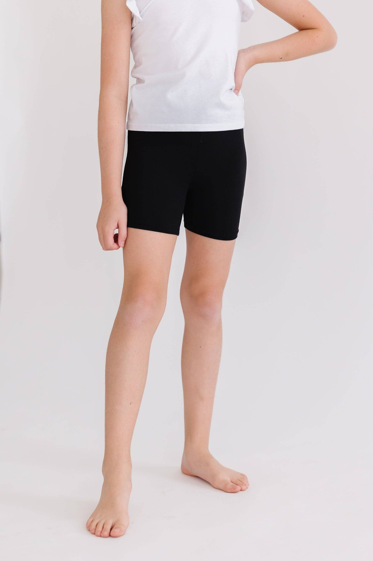 Black Twirl Shorts