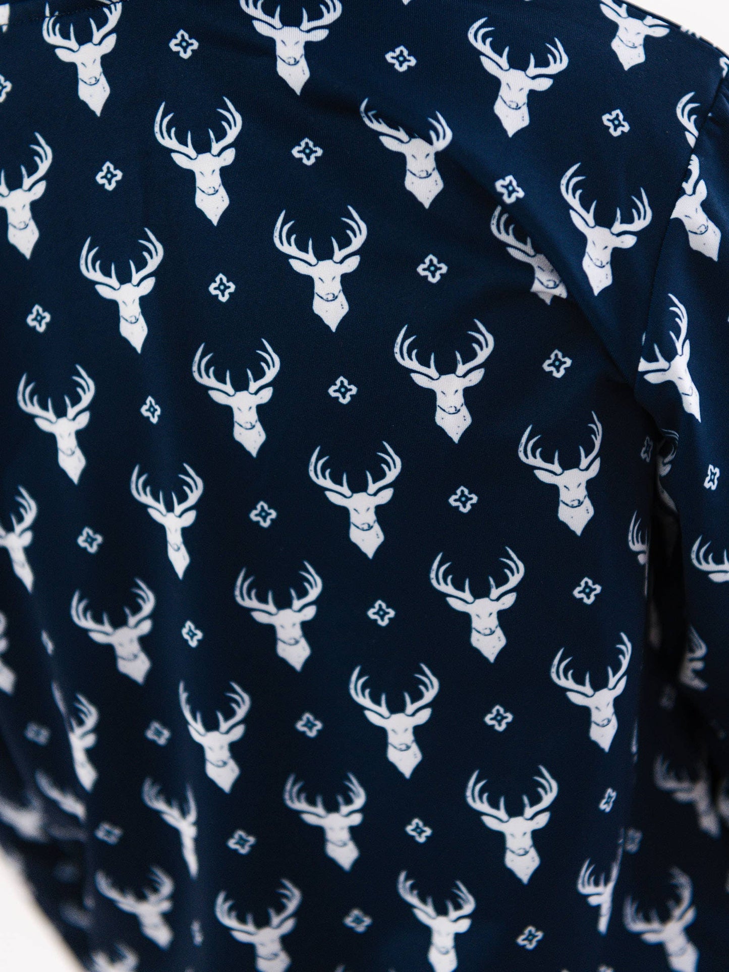 Boys Long-Sleeve Little Deer Lodge Performance Hooded Shirt – Navy Outdoor & Play Tee