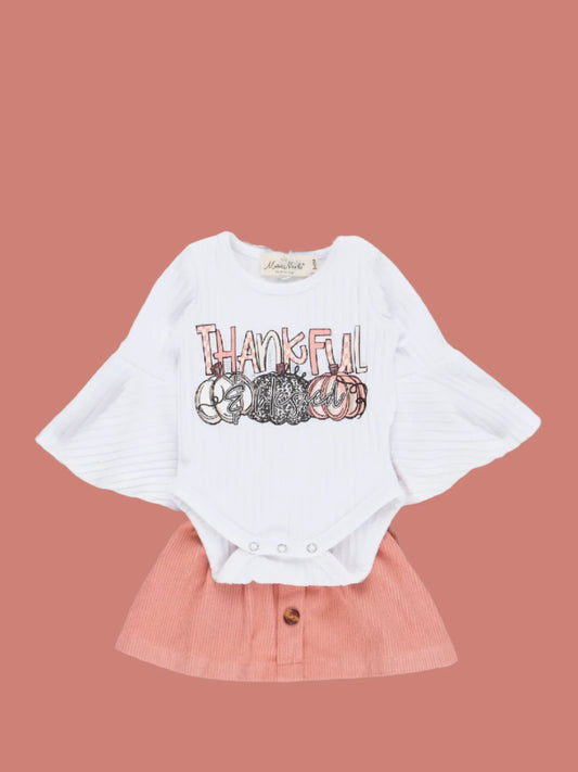 Thankful Pumpkins Bubble Skirt Outfit