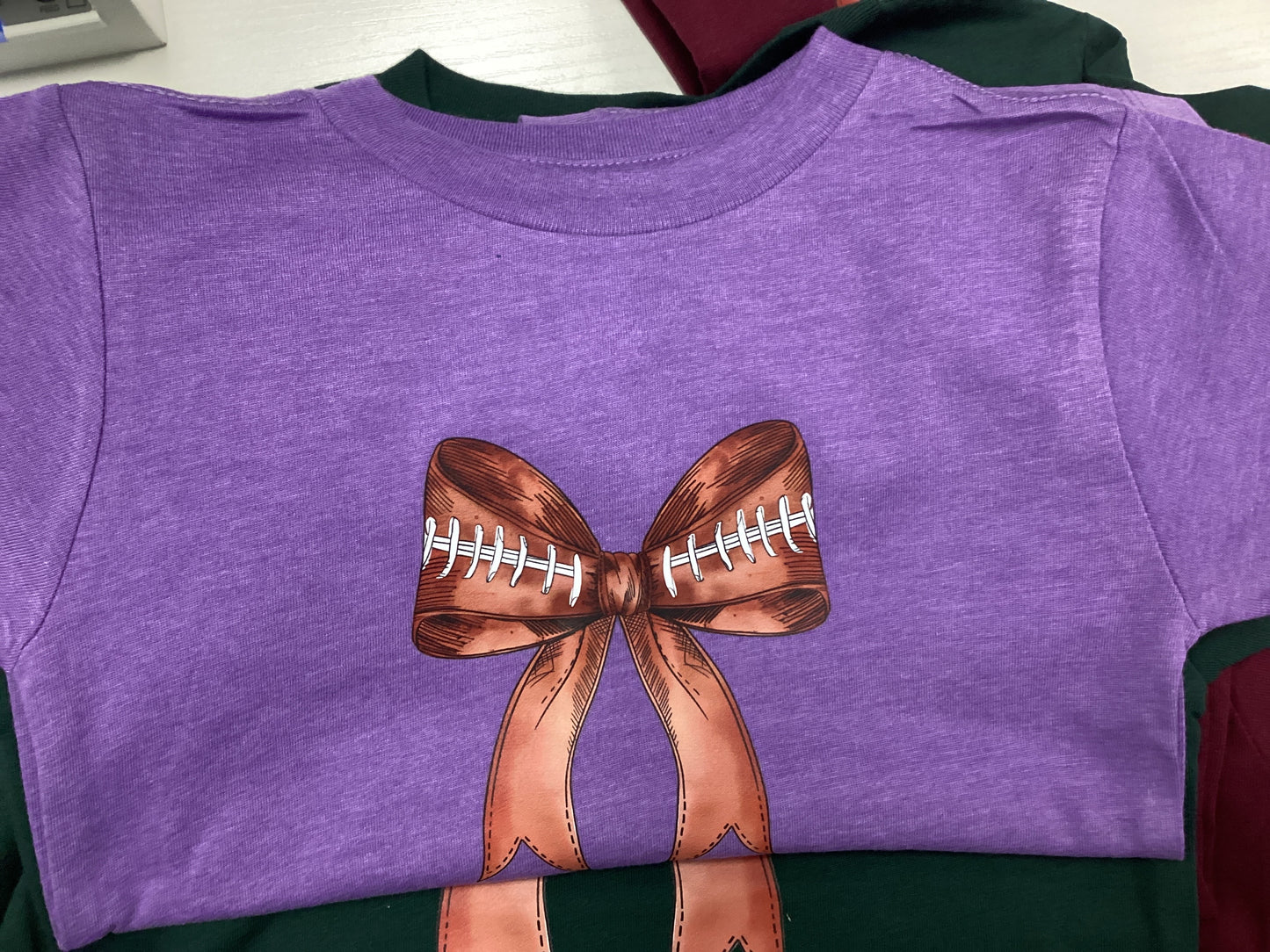 Football bow Tshirt