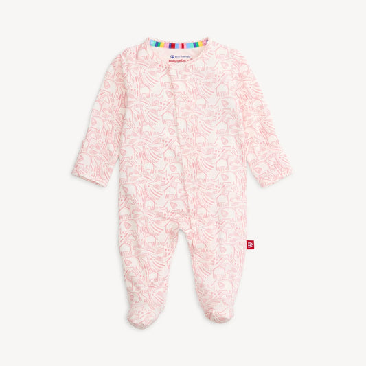 Herds Of A Feather Pink Magnetic Footie