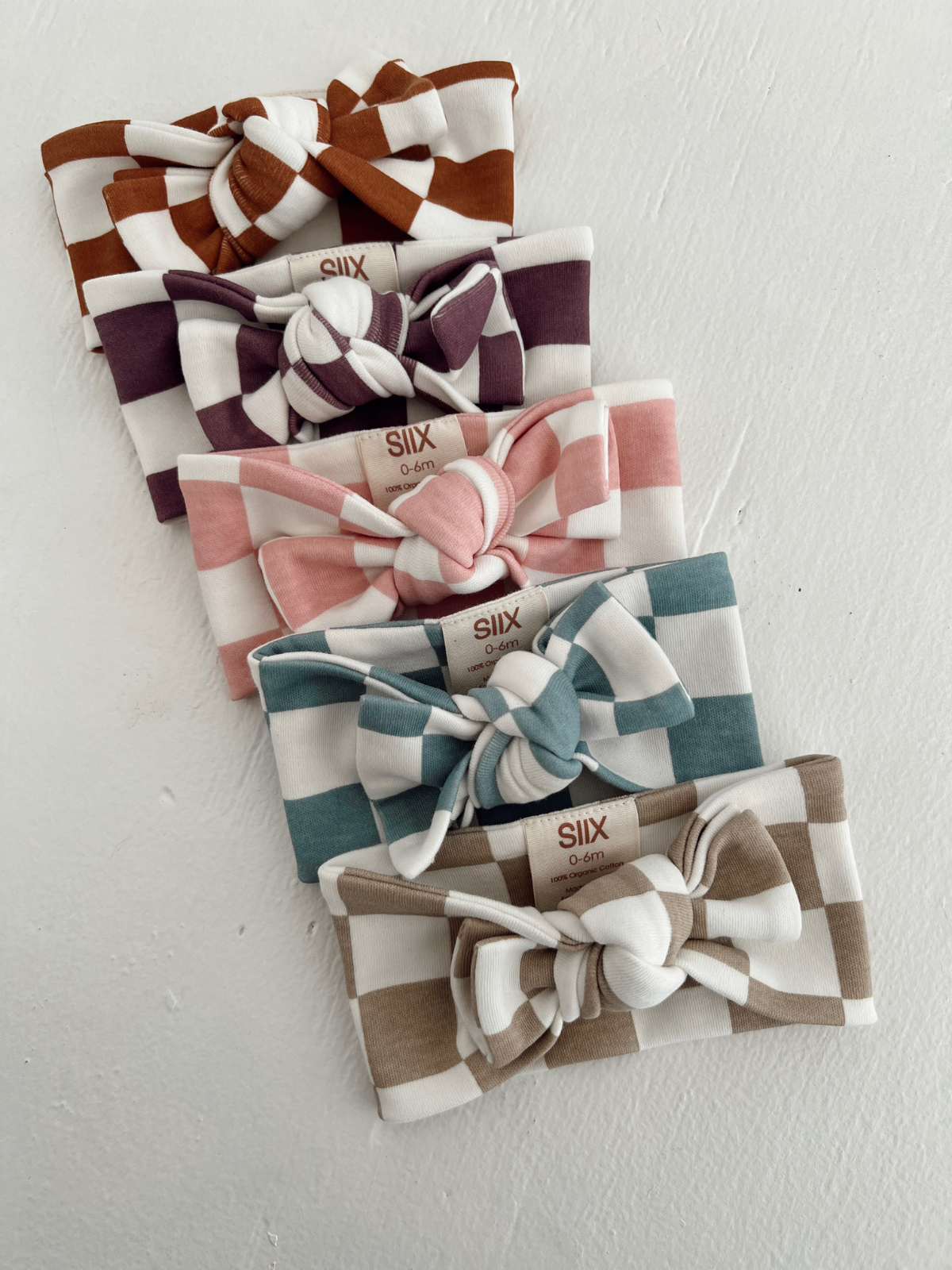 Stracciatella Checkerboard / Organic Bow (Baby - Kids)