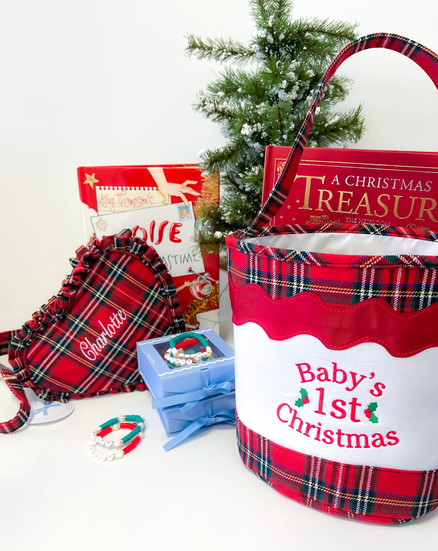 Baby's 1st Christmas Toy Tote/Gifting Bucket
