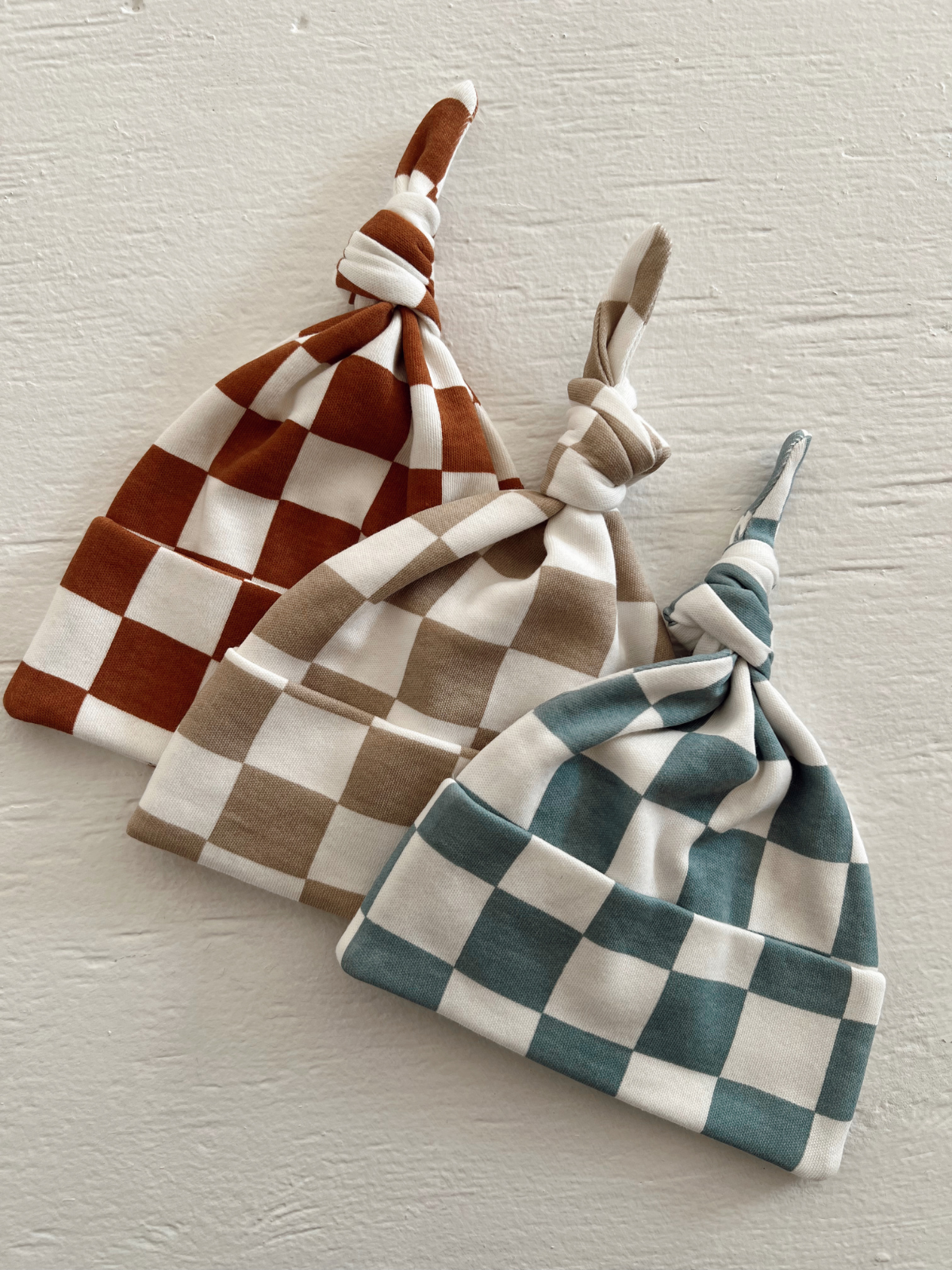 Stracciatella Checkerboard / Organic Beanie (Baby - Kids)
