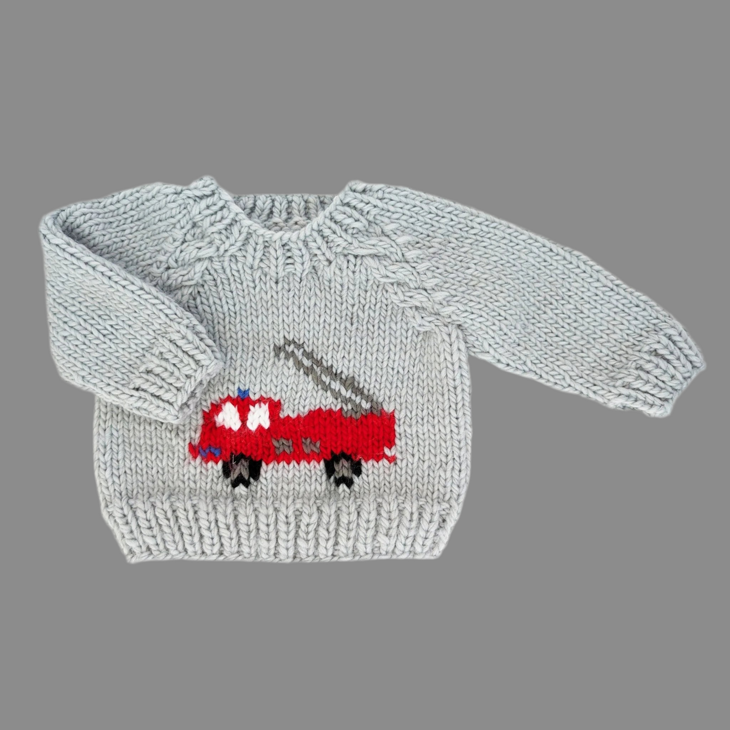 Fire Engine Crew Neck Sweater