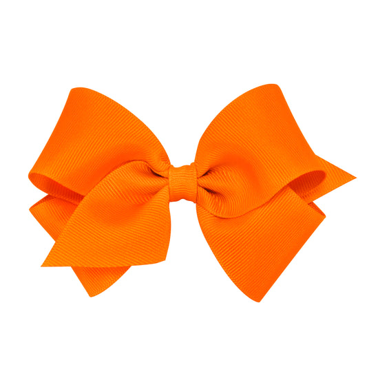 Classic Grosgrain Hair Bow Orange