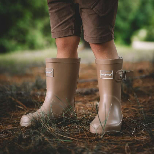 Shooshoos Snickerdoodle Waterproof Kids Rain Boots