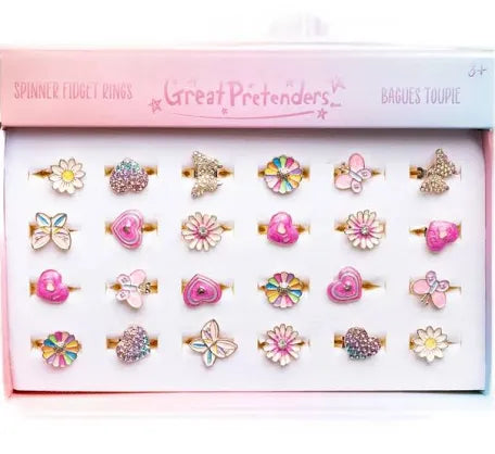 Fidget spinner rings