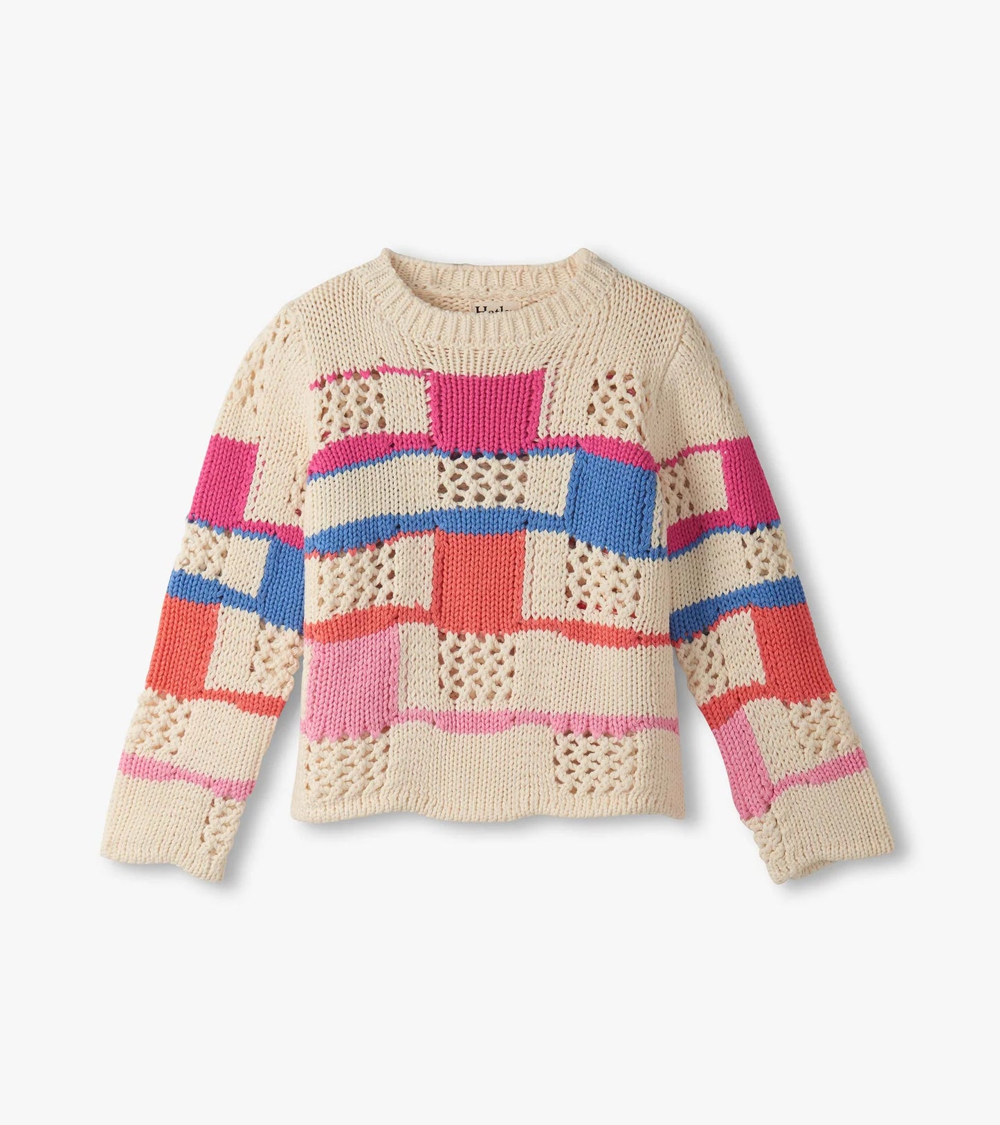 Girls Mix Stitch Sweater