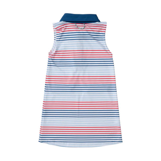 Girls Sleeveless Pro Performance Polo Dress