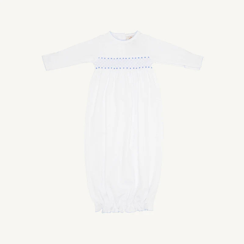 Sweetly Smocked Greeting Gown