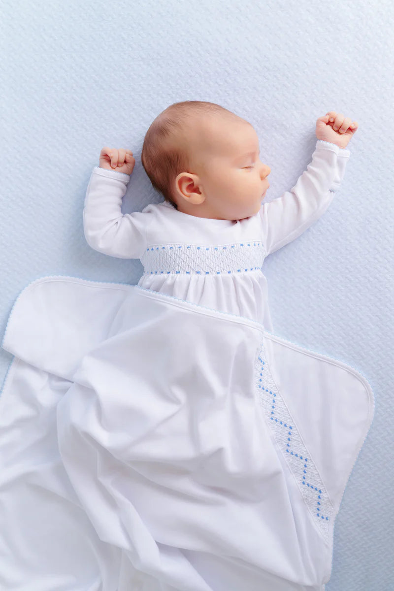 Sweetly Smocked Greeting Gown