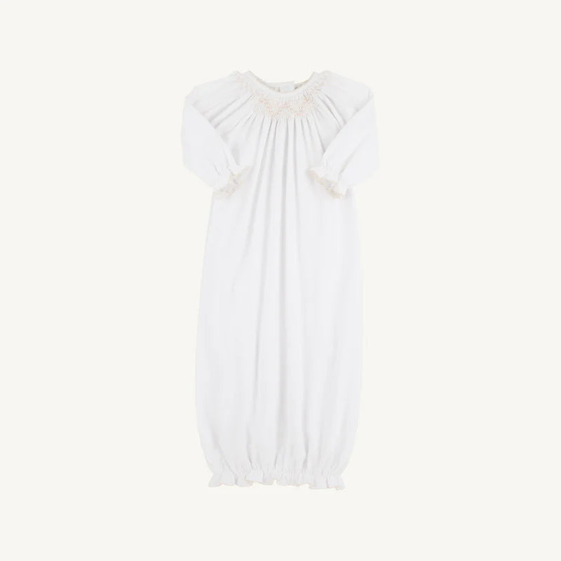 Sweetly Smocked Greeting Gown