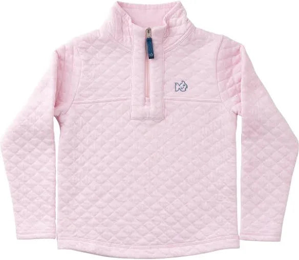 Kids Quilted Zip Pullover
