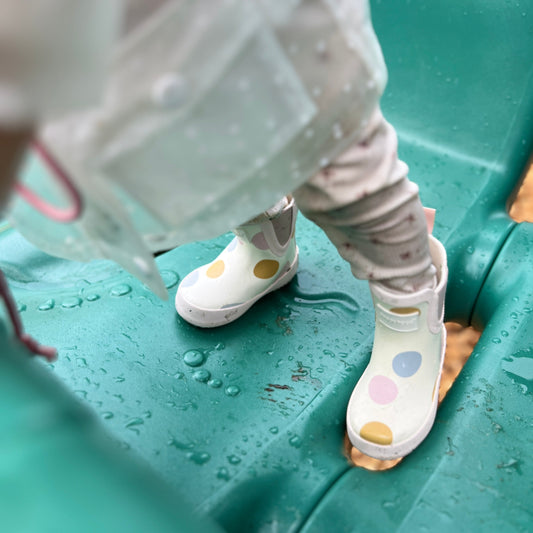 Shooshoos Gobble Dots Waterproof Kids Shoes