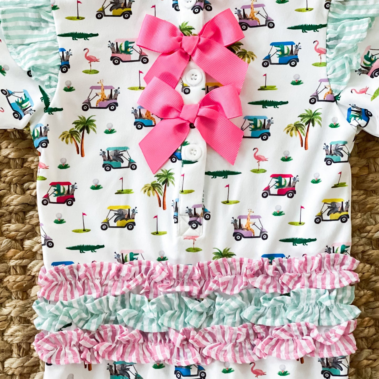 The Palms Girls Golf Romper