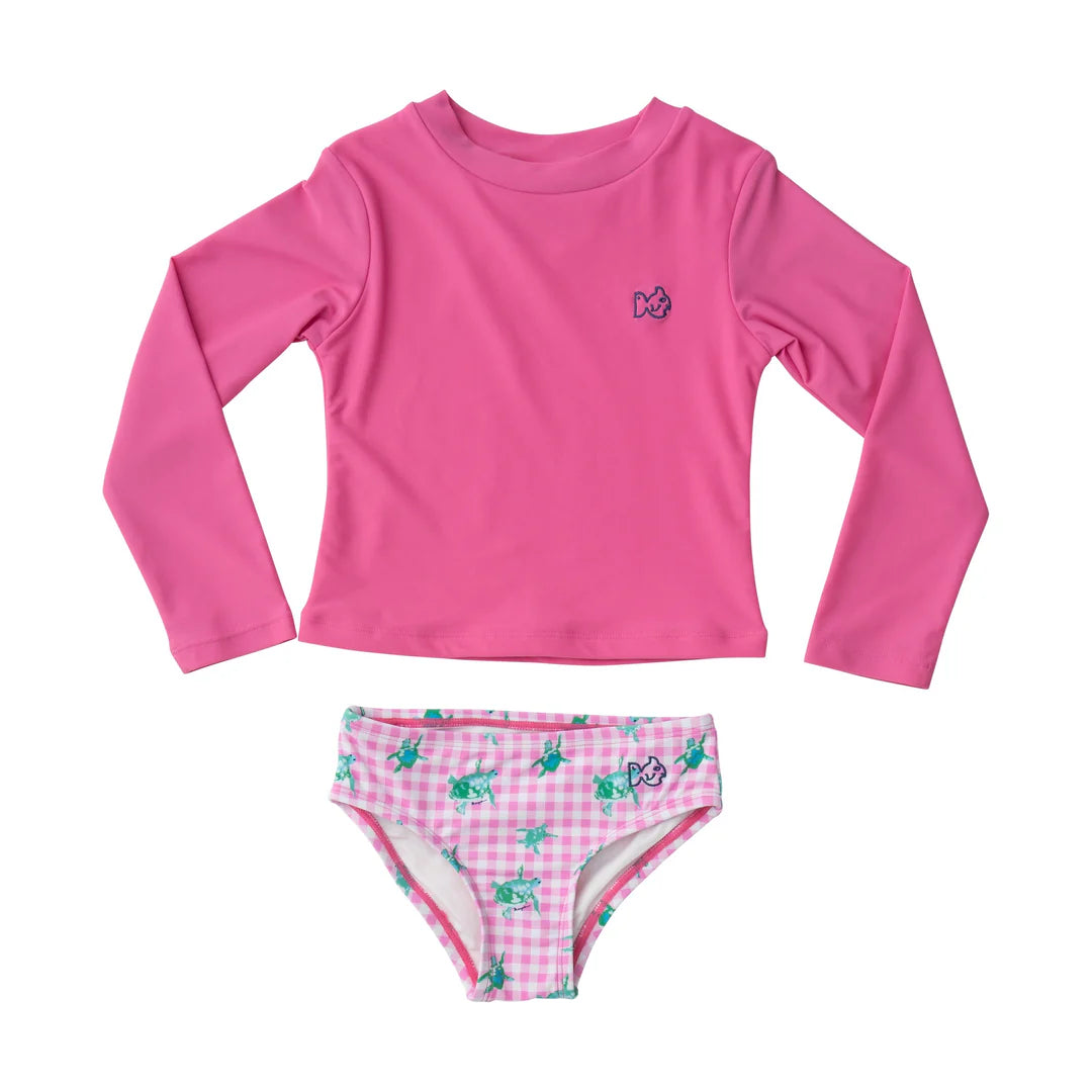 PRODOH Girls Reef Rashguard Swim Set