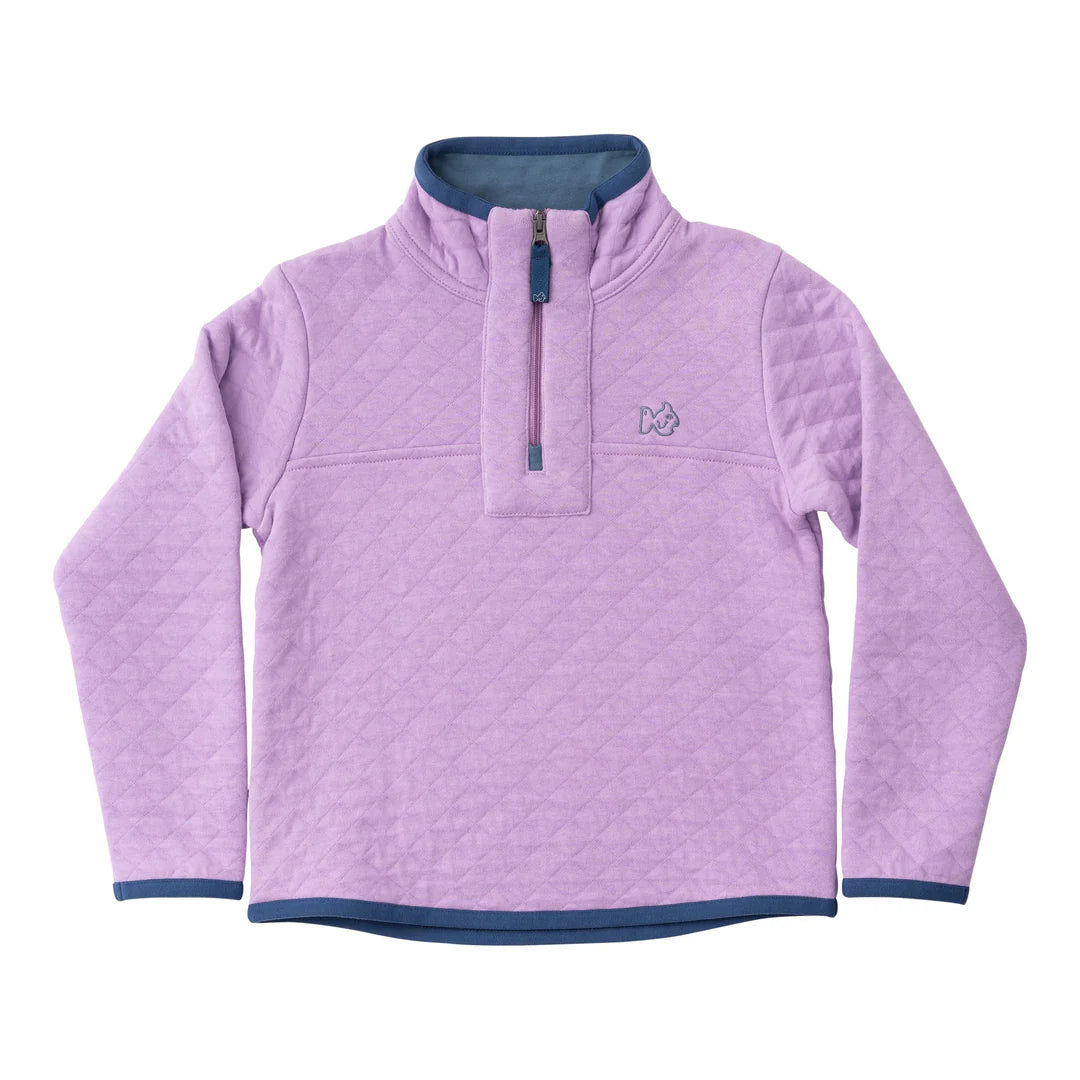 Quilted Zip Pullover