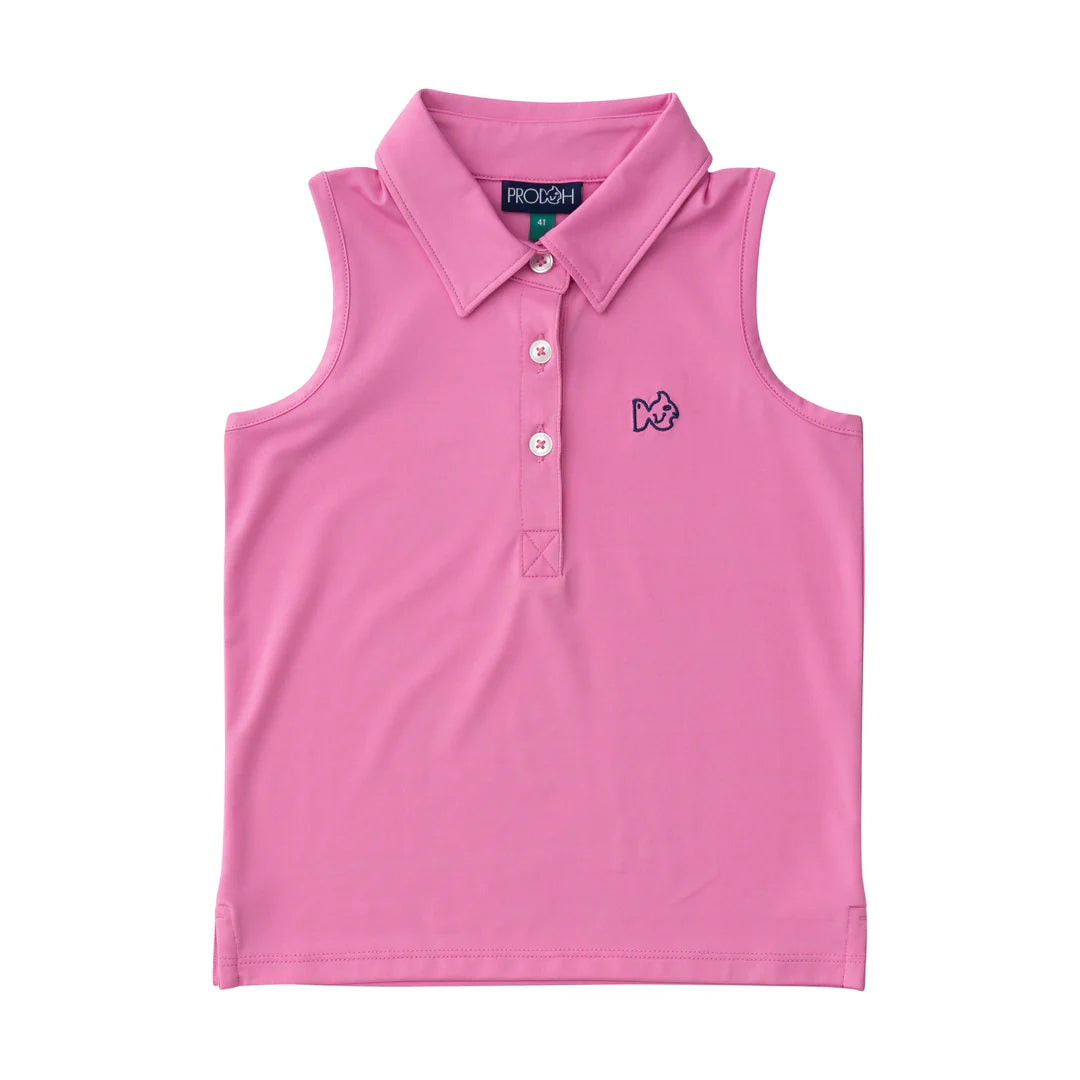 Prodoh Girls sleeveless pro Performance Polo