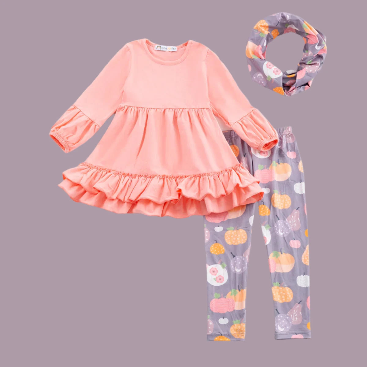 Pastel Pumpkin Pants Set