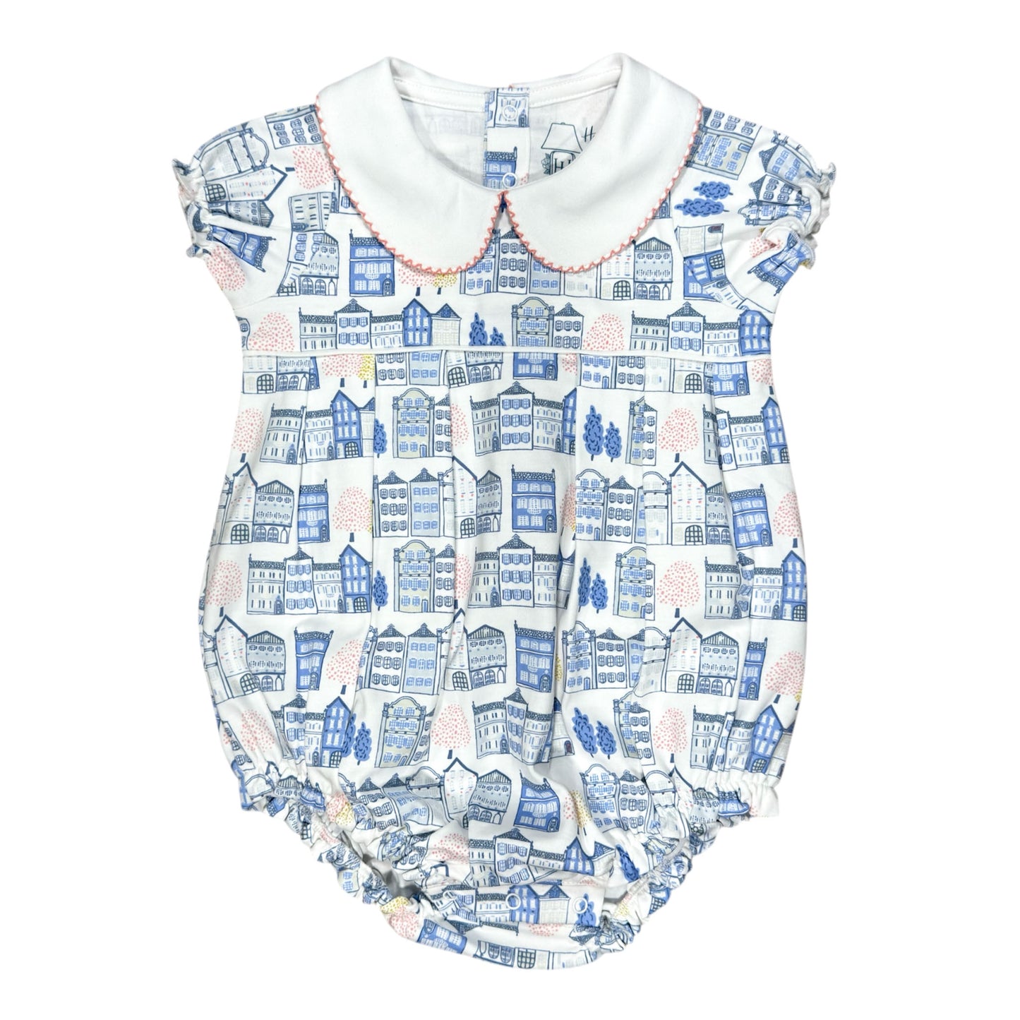 Girls Shortsleeve Pleated Bubble