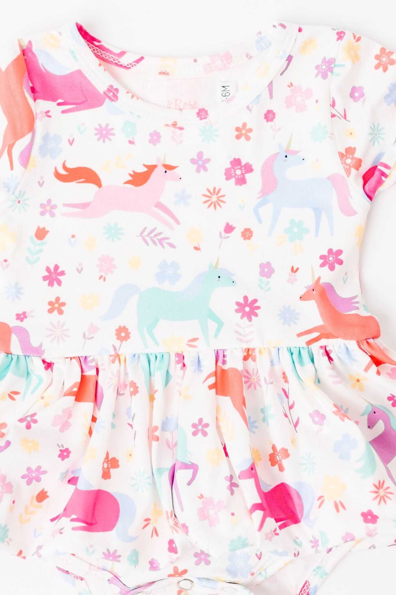 Unicorn Wish 3/4 Sleeve Twirl Bodysuit