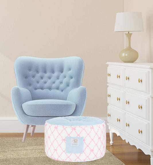 The Beaufort Bonnet Company Belle Meade Bow Ottoman