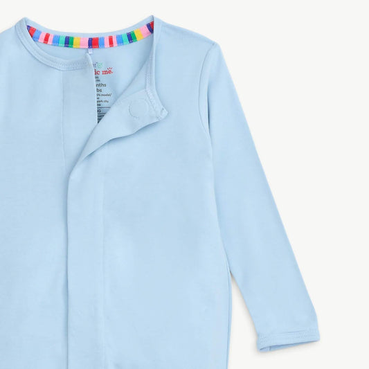 Baby Blue Footie - Sunny Meadow Boutique