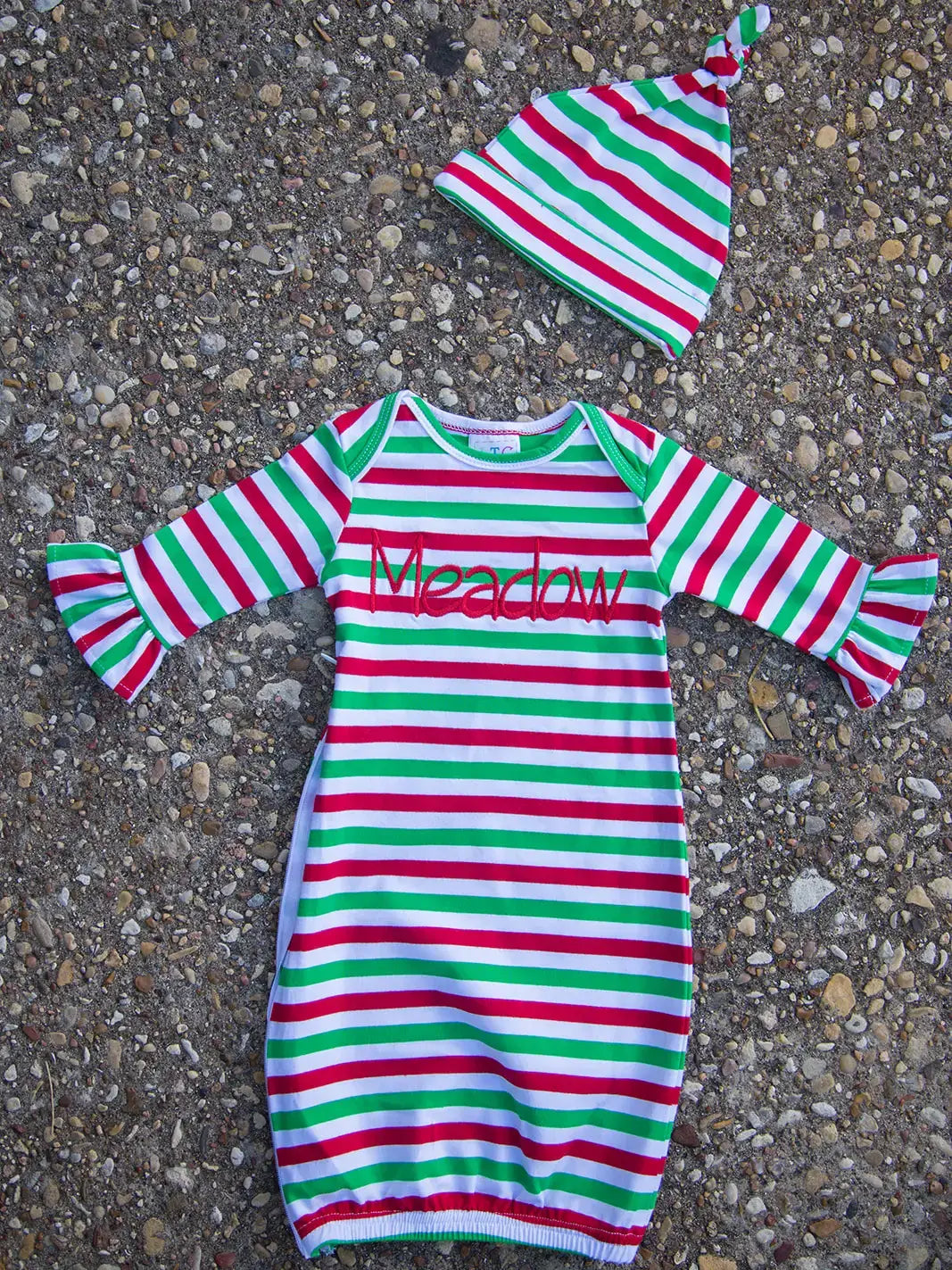 Infant Gown with Ruffle