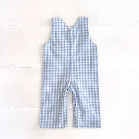 Boys Smocked First Birthday Jon Jon - Sunny Meadow Boutique