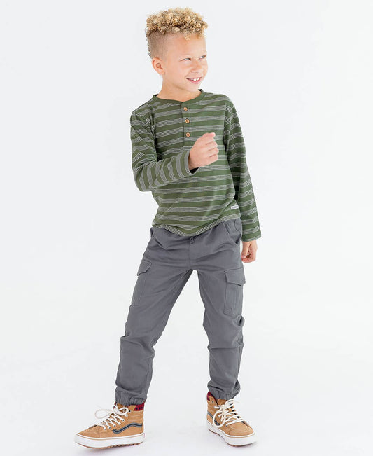 Boys Smoke Slim Cargo Joggers - Sunny Meadow Boutique