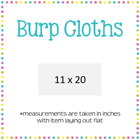 Burp Cloth - Solid White - Sunny Meadow Boutique