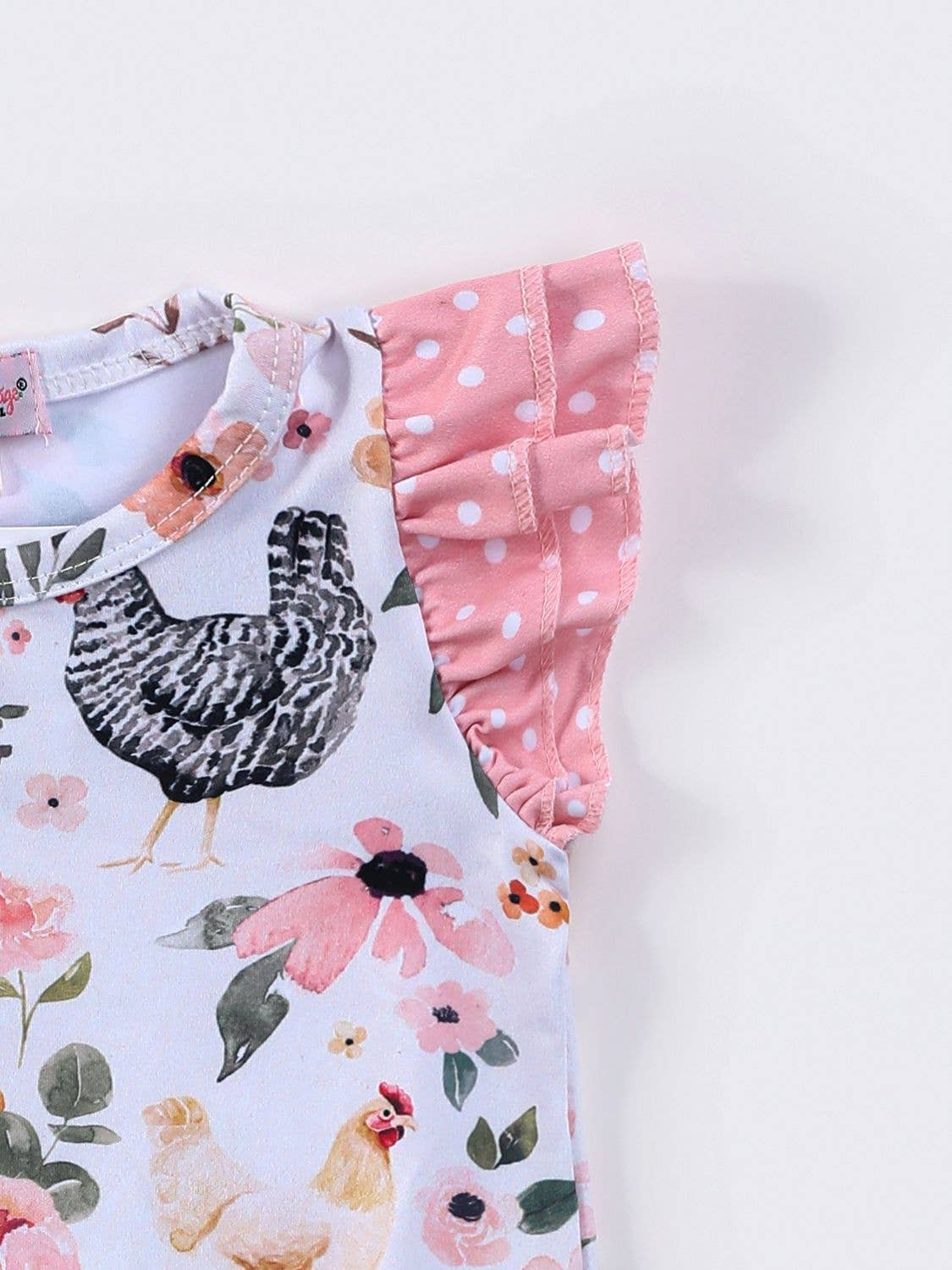 Spring Chicken Baby Romper