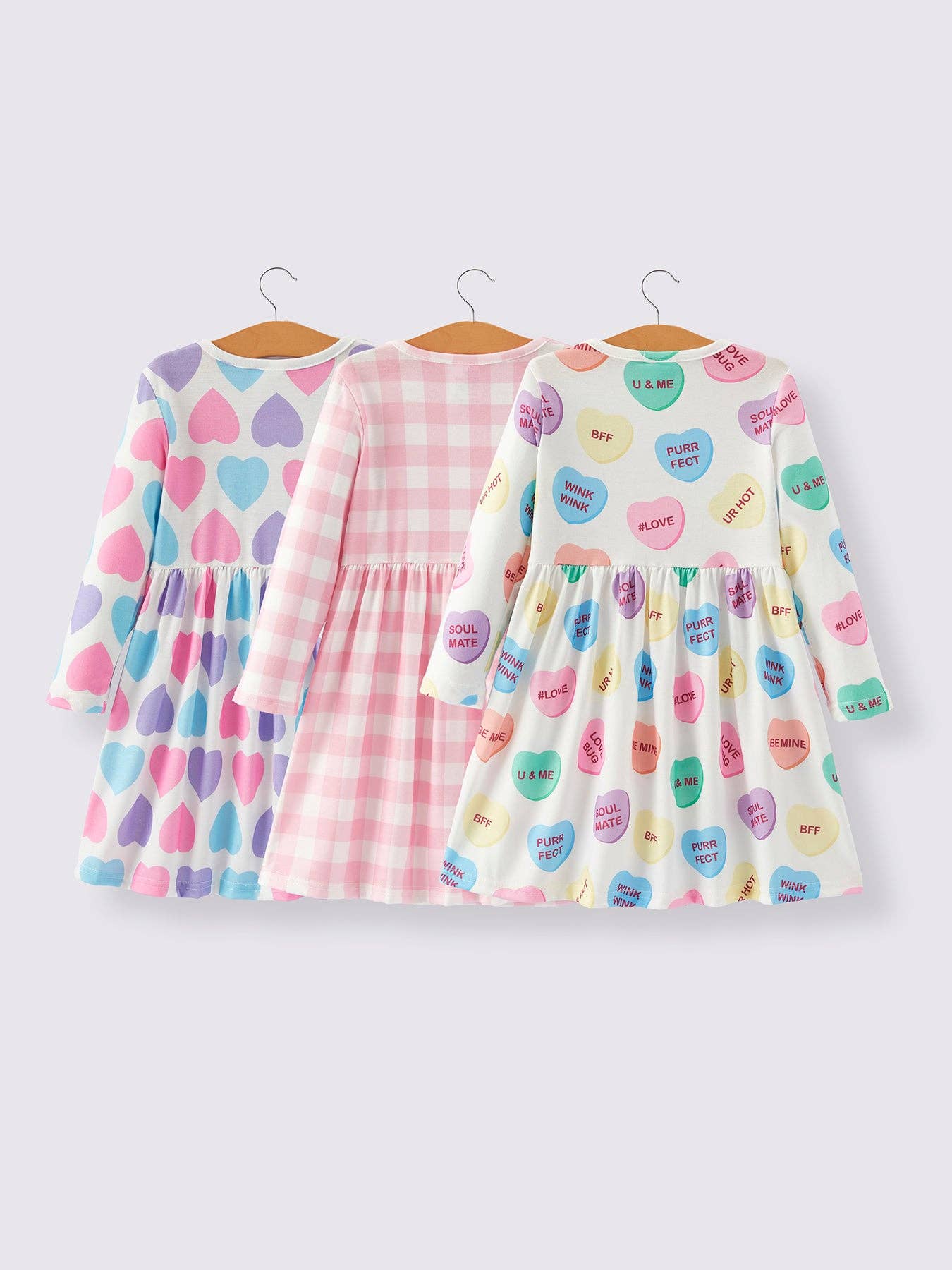 Girls Valentines Twirl Dress