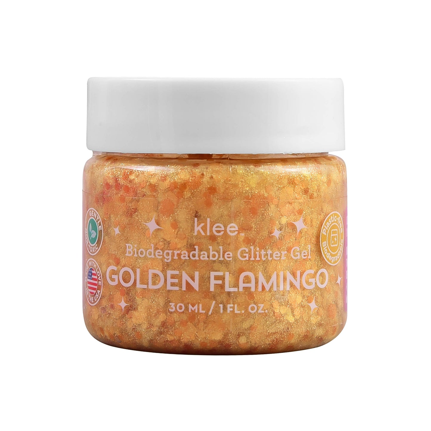 Pink Glitterbug - Klee Biodegradable Glitter Gel, 1 oz