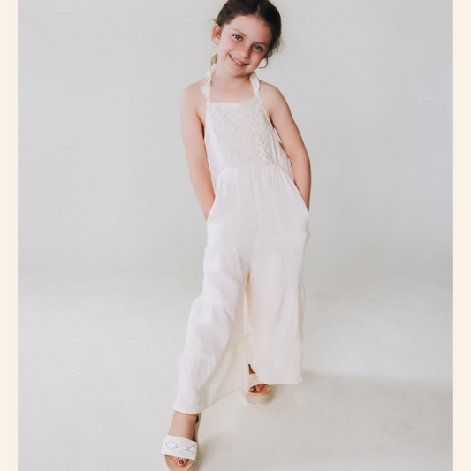 Soft White Crochet Mommy & Me Dress - Women