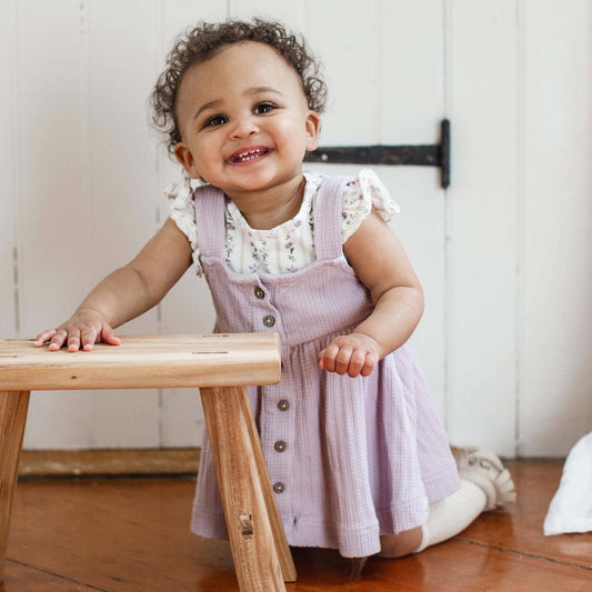 Farmhouse Floral Infant Tee & Dress Set