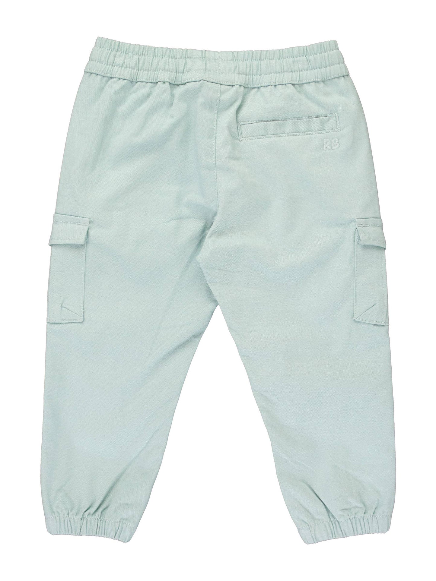 Boys Cloud Blue Slim Cargo Joggers