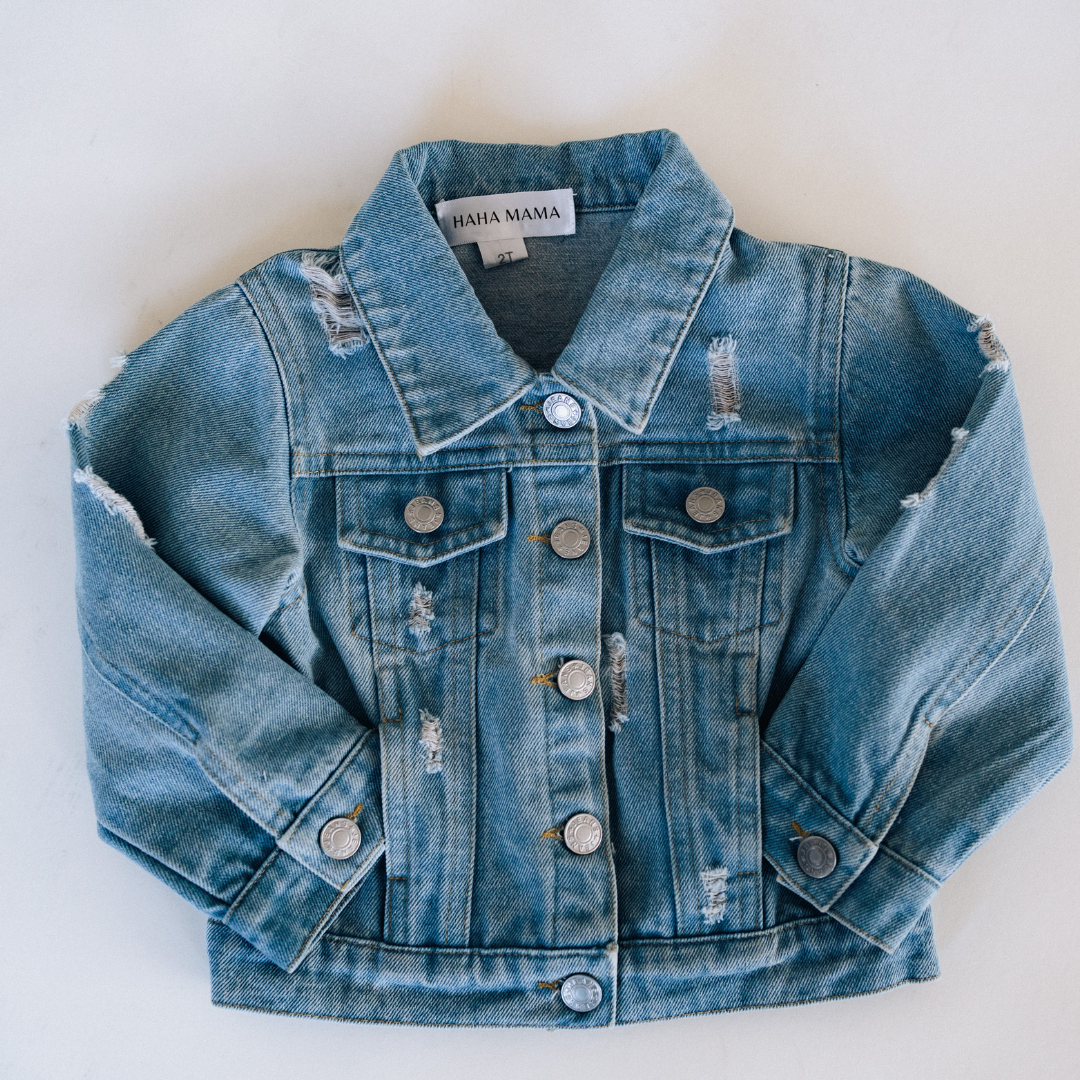 Distressed Denim Jean Jacket - Infant