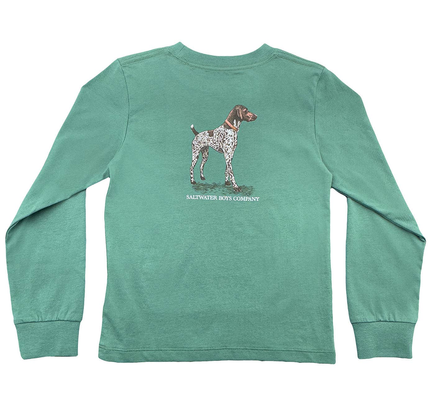Pointer Boys Graphic Tee LS Green