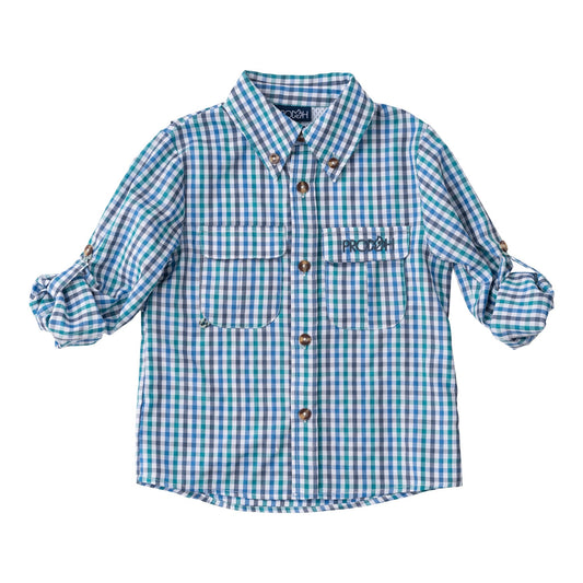 Founders Kid's Fishing Shirt - Sunny Meadow Boutique