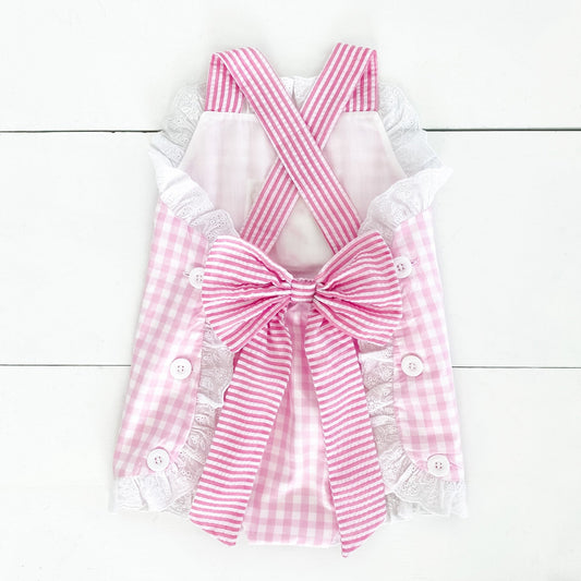 Girls Second Birthday Smocked Bubble - Sunny Meadow Boutique