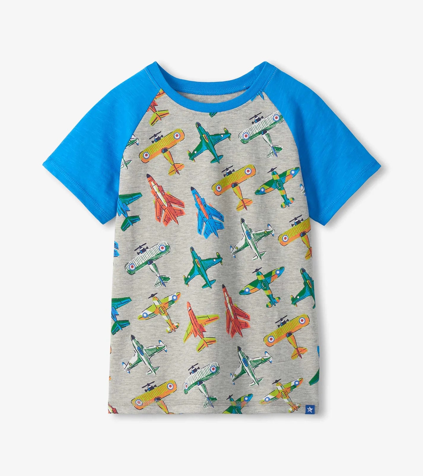 Boys Vintage Aircrafts Raglan T-Shirt