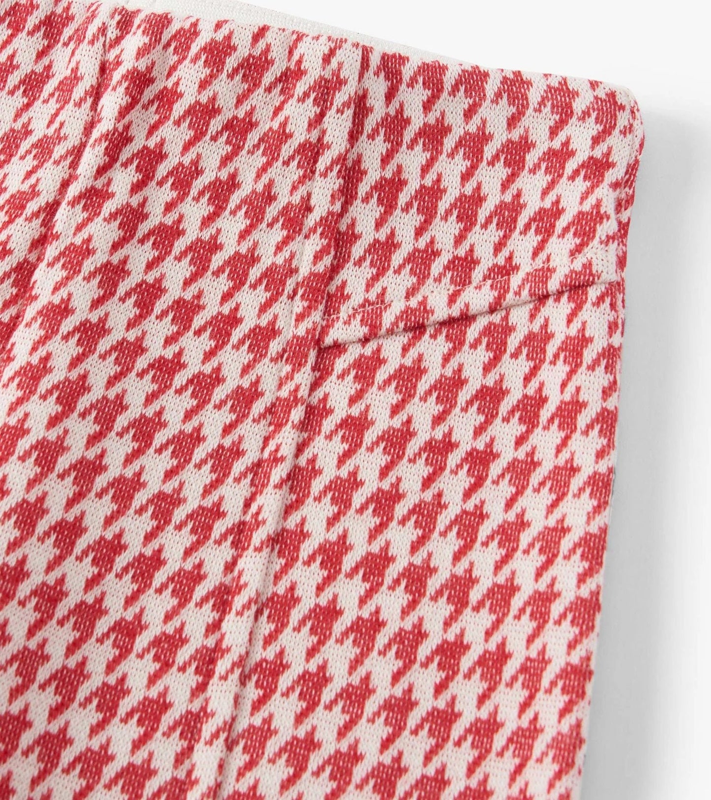 Houndstooth Red Bell Bottoms - Sunny Meadow Boutique