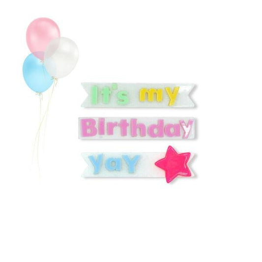 It's My Birthday Hair Clips - Sunny Meadow Boutique