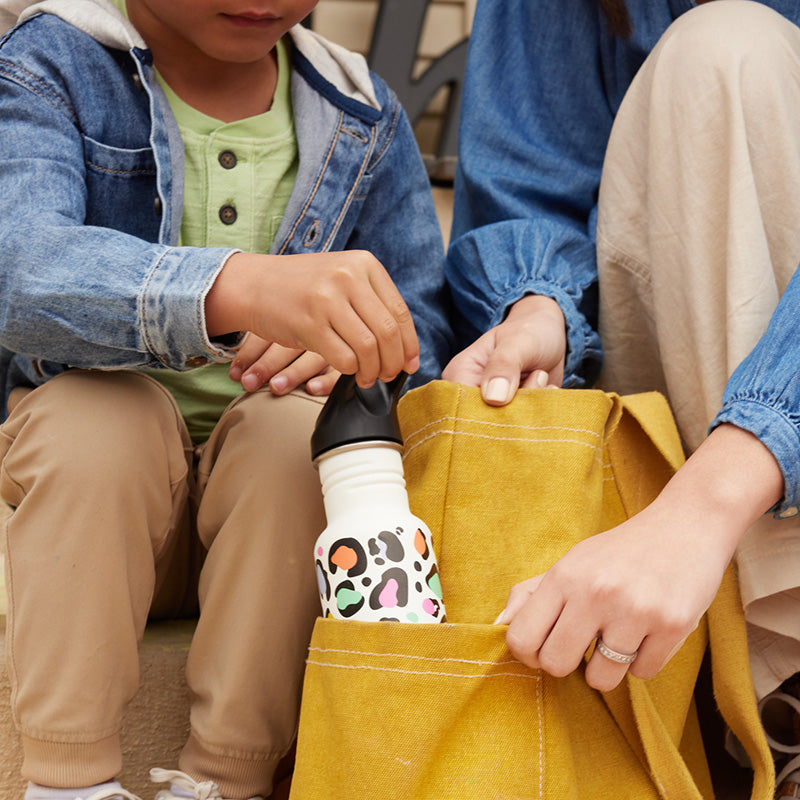 12 oz Classic Kid's Water Bottle with Flip Seal Sport Cap and Straw